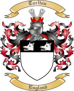 Tarlton Family Crest from England