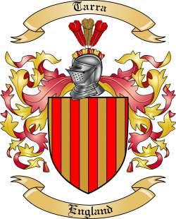 Tarra Family Crest from England