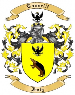 Tasselli Family Crest from Italy