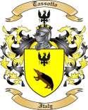 Tassotto Family Crest from Italy