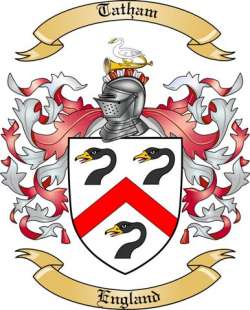 Tatham Family Crest from England2