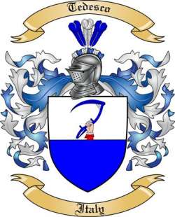 Tedesco Family Crest from Italy2