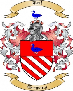 Teel Family Crest from Germany