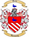 Teele Family Crest from Germany