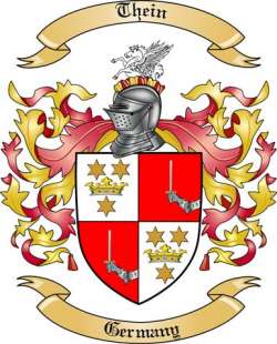 Thein Family Crest from Germany