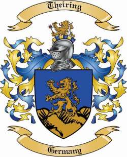 Theiring Family Crest from Germany