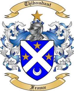Thibaudaut Family Crest from France