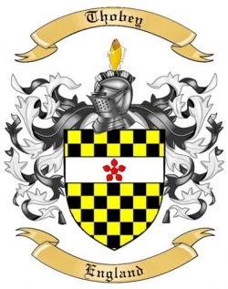 Thobey Family Crest from England