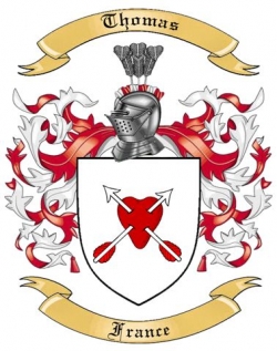 Thomas Family Crest from France