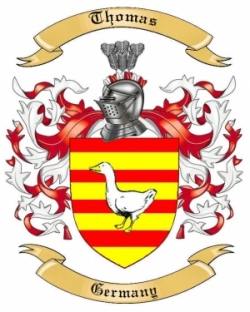 Thomas Family Crest from Germany