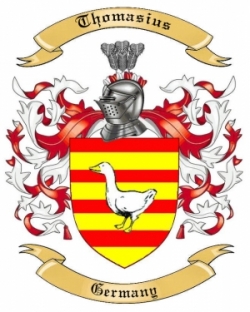 Thomasius Family Crest from Germany