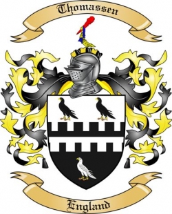 Thomassen Family Crest from England