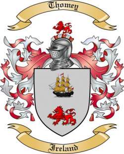 Thomey Family Crest from Ireland