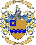 Thompson Family Crest from Ireland