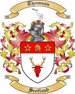 Thomson Family Crest from Scotland