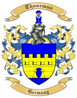 Thoorman Family Crest from Germany