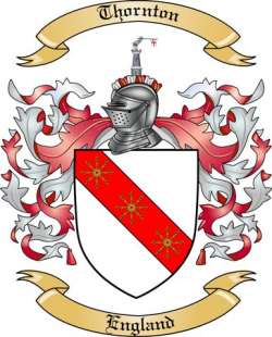 Thornton Family Crest from England