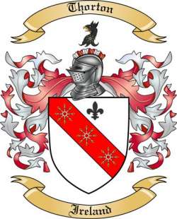 Thorton Family Crest from Ireland