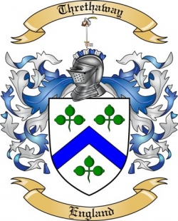 Threthaway Family Crest from England