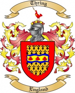 Thring Family Crest from England