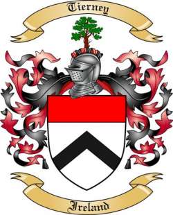 Tierney Family Crest from Ireland