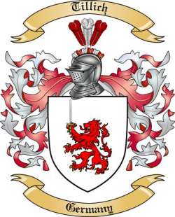 Tillich Family Crest from Germany2