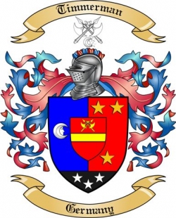 Timmerman Family Crest from Germany2