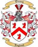 Tinney Family Crest from England