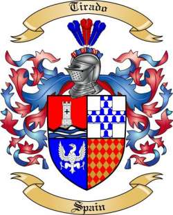 Tirado Family Crest from Spain