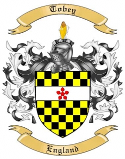 Tobey Family Crest from England