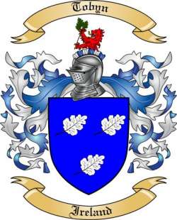 Tobyn Family Crest from Ireland