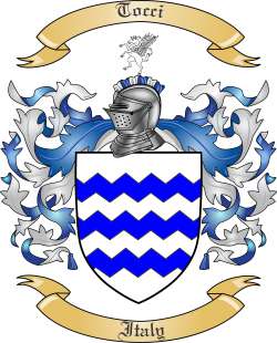 Tocci Family Crest from Italy