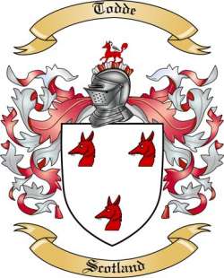 Todde Family Crest from Scotland