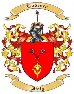Todesco Family Crest from Italy