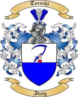 Toeschi Family Crest from Italy2