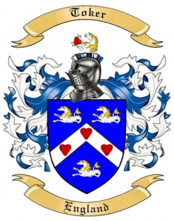 Toker Family Crest from England