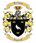 Tolman Family Crest from England