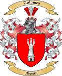 Tolomeo Family Crest from Spain