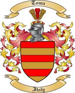 Toma Family Crest from Italy2