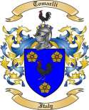 Tomaelli Family Crest from Italy