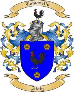 Tomasello Family Crest from Italy