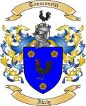 Tomassetti Family Crest from Italy
