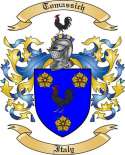 Tomassich Family Crest from Italy