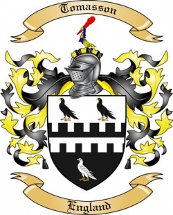 Tomasson Family Crest from England
