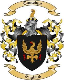 Tompkyn Family Crest from England