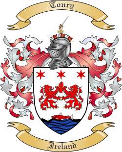 Tonry Family Crest from Ireland