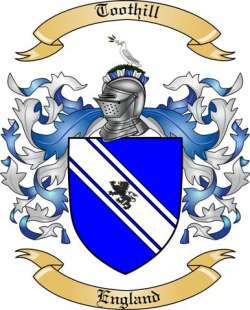 Toothill Family Crest from England