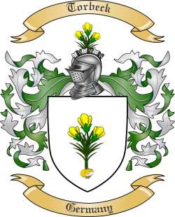 Torbeck Family Crest from Germany