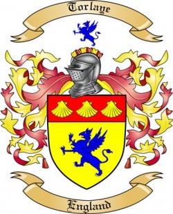Torlaye Family Crest from England
