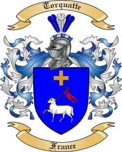 Torquatte Family Crest from France